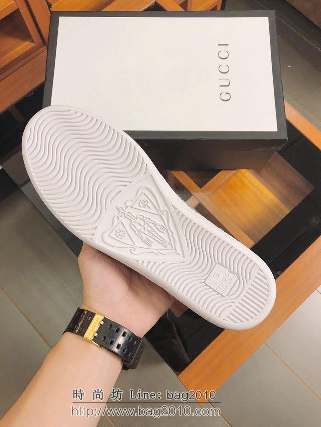 GUCCI男鞋 2019新春米蘭走秀款 古馳專櫃新款 Gucci男士運動休閒鞋  hdnx1332